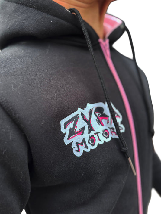 Zyra Zip Hoodie Noir