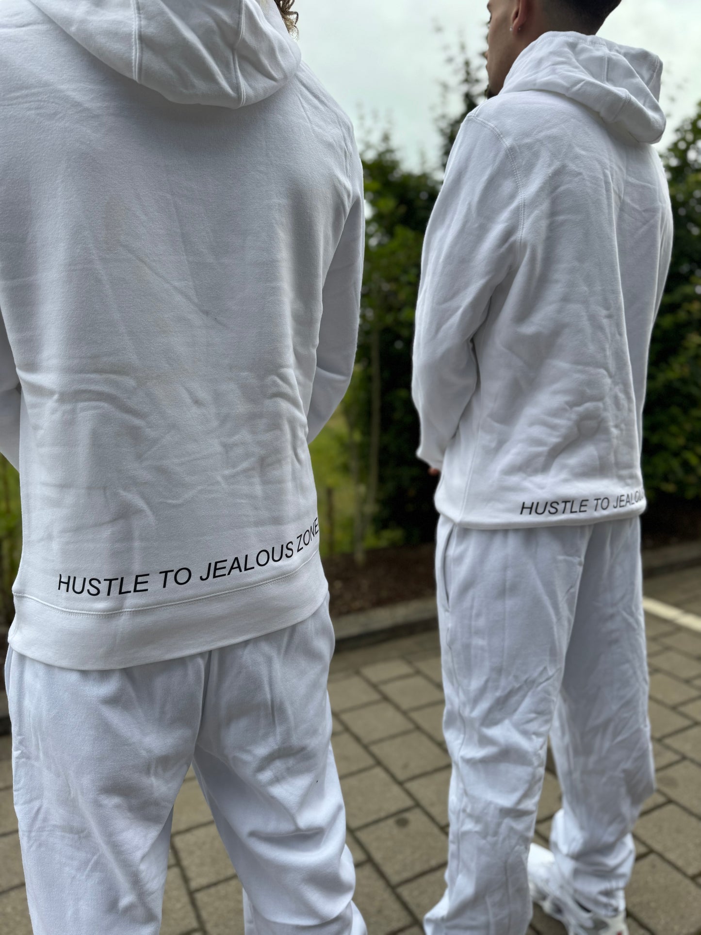 Jogging H2JZ Blanc, Détails Rouges